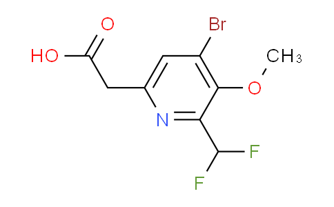 AM122184 | 1805427-96-6 | 4-Bromo-2-(difluoromethyl)-3-methoxypyridine-6-acetic acid