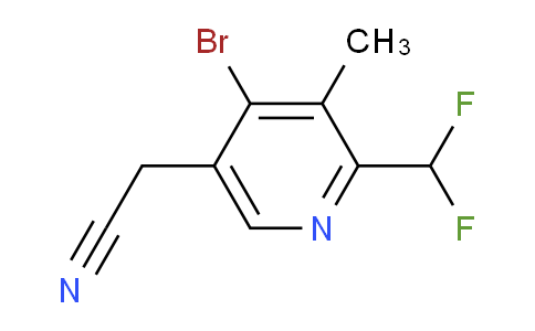 AM122187 | 1805345-17-8 | 4-Bromo-2-(difluoromethyl)-3-methylpyridine-5-acetonitrile