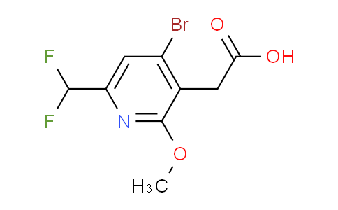 AM122188 | 1806912-46-8 | 4-Bromo-6-(difluoromethyl)-2-methoxypyridine-3-acetic acid