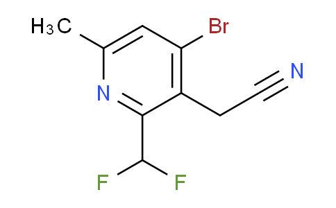 AM122189 | 1805432-24-9 | 4-Bromo-2-(difluoromethyl)-6-methylpyridine-3-acetonitrile