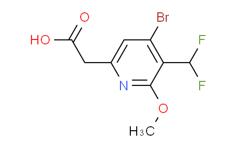 AM122190 | 1805346-20-6 | 4-Bromo-3-(difluoromethyl)-2-methoxypyridine-6-acetic acid