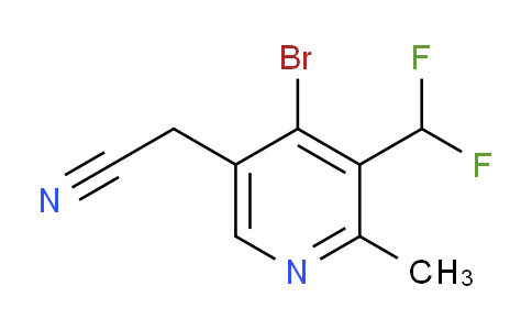 AM122192 | 1805382-60-8 | 4-Bromo-3-(difluoromethyl)-2-methylpyridine-5-acetonitrile