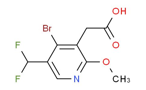 AM122193 | 1805932-28-8 | 4-Bromo-5-(difluoromethyl)-2-methoxypyridine-3-acetic acid