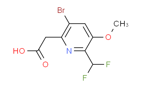 AM122195 | 1805428-18-5 | 5-Bromo-2-(difluoromethyl)-3-methoxypyridine-6-acetic acid