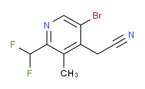 AM122200 | 1805935-46-9 | 5-Bromo-2-(difluoromethyl)-3-methylpyridine-4-acetonitrile