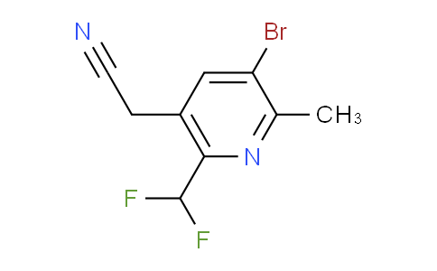 AM122202 | 1805432-52-3 | 3-Bromo-6-(difluoromethyl)-2-methylpyridine-5-acetonitrile