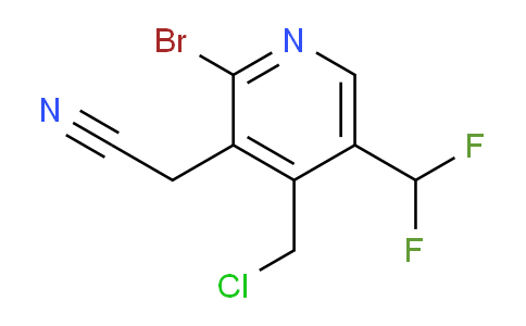 AM122206 | 1805389-26-7 | 2-Bromo-4-(chloromethyl)-5-(difluoromethyl)pyridine-3-acetonitrile