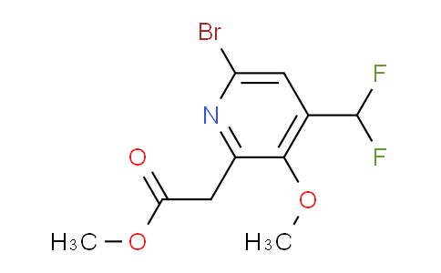 AM122207 | 1806912-78-6 | Methyl 6-bromo-4-(difluoromethyl)-3-methoxypyridine-2-acetate