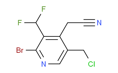 AM122208 | 1805341-51-8 | 2-Bromo-5-(chloromethyl)-3-(difluoromethyl)pyridine-4-acetonitrile