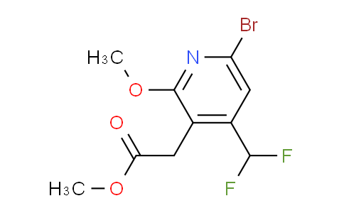 AM122209 | 1805932-54-0 | Methyl 6-bromo-4-(difluoromethyl)-2-methoxypyridine-3-acetate