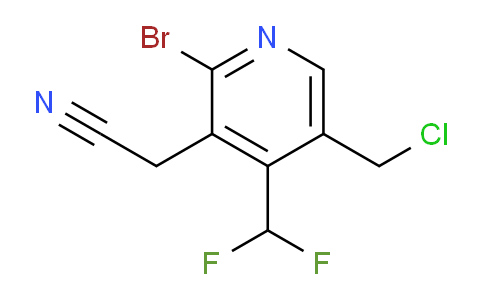 AM122210 | 1806915-09-2 | 2-Bromo-5-(chloromethyl)-4-(difluoromethyl)pyridine-3-acetonitrile