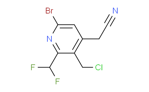 AM122212 | 1805952-42-4 | 6-Bromo-3-(chloromethyl)-2-(difluoromethyl)pyridine-4-acetonitrile