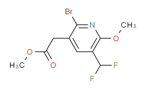 AM122214 | 1805932-59-5 | Methyl 2-bromo-5-(difluoromethyl)-6-methoxypyridine-3-acetate