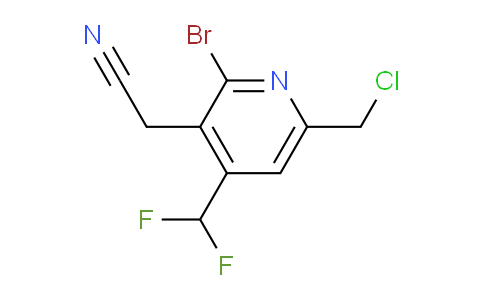 AM122215 | 1805341-56-3 | 2-Bromo-6-(chloromethyl)-4-(difluoromethyl)pyridine-3-acetonitrile