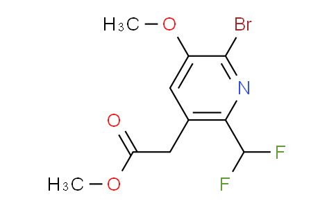 AM122217 | 1806912-83-3 | Methyl 2-bromo-6-(difluoromethyl)-3-methoxypyridine-5-acetate