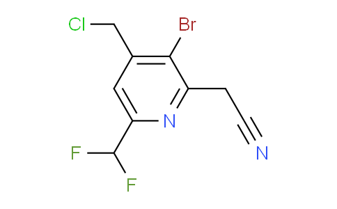 AM122230 | 1807002-65-8 | 3-Bromo-4-(chloromethyl)-6-(difluoromethyl)pyridine-2-acetonitrile