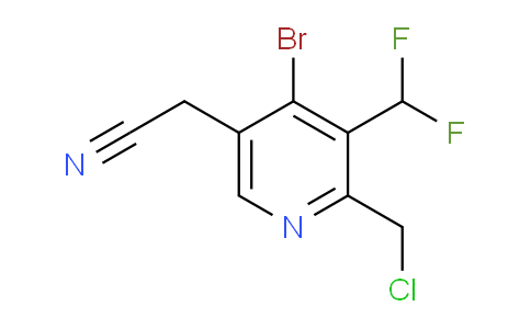 AM122241 | 1807002-71-6 | 4-Bromo-2-(chloromethyl)-3-(difluoromethyl)pyridine-5-acetonitrile