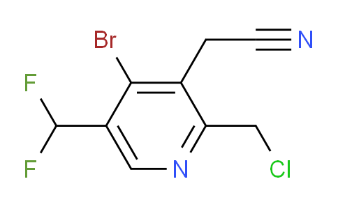 AM122245 | 1805044-09-0 | 4-Bromo-2-(chloromethyl)-5-(difluoromethyl)pyridine-3-acetonitrile