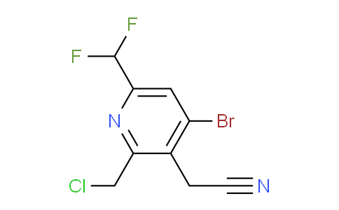 AM122247 | 1805369-44-1 | 4-Bromo-2-(chloromethyl)-6-(difluoromethyl)pyridine-3-acetonitrile