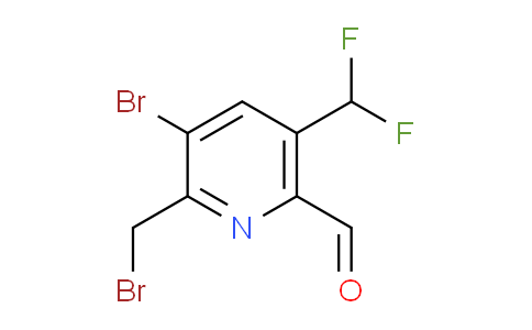 AM122248 | 1806919-67-4 | 3-Bromo-2-(bromomethyl)-5-(difluoromethyl)pyridine-6-carboxaldehyde