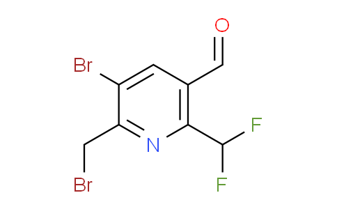 AM122251 | 1804489-32-4 | 3-Bromo-2-(bromomethyl)-6-(difluoromethyl)pyridine-5-carboxaldehyde