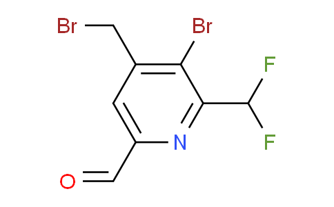 AM122253 | 1806971-76-5 | 3-Bromo-4-(bromomethyl)-2-(difluoromethyl)pyridine-6-carboxaldehyde
