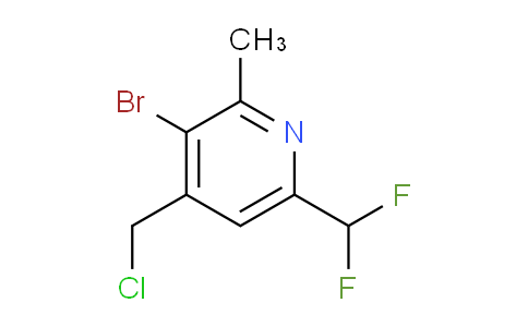 AM122260 | 1806860-95-6 | 3-Bromo-4-(chloromethyl)-6-(difluoromethyl)-2-methylpyridine