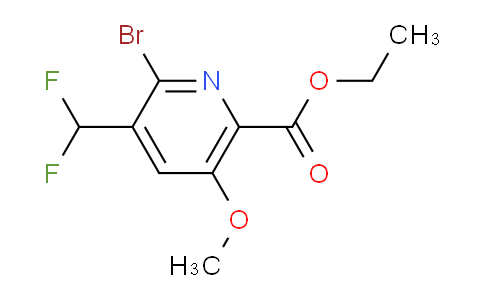 AM122266 | 1805423-34-0 | Ethyl 2-bromo-3-(difluoromethyl)-5-methoxypyridine-6-carboxylate