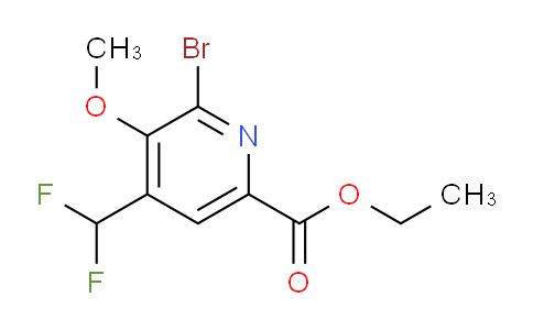 AM122270 | 1804461-93-5 | Ethyl 2-bromo-4-(difluoromethyl)-3-methoxypyridine-6-carboxylate