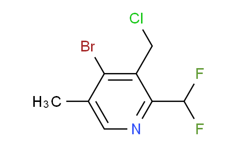 AM122272 | 1806912-90-2 | 4-Bromo-3-(chloromethyl)-2-(difluoromethyl)-5-methylpyridine