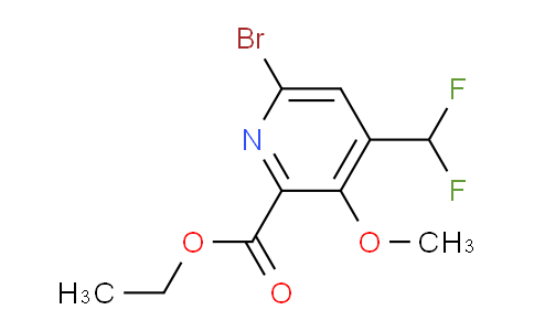 AM122274 | 1805238-95-2 | Ethyl 6-bromo-4-(difluoromethyl)-3-methoxypyridine-2-carboxylate