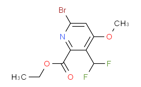 AM122275 | 1805239-05-7 | Ethyl 6-bromo-3-(difluoromethyl)-4-methoxypyridine-2-carboxylate