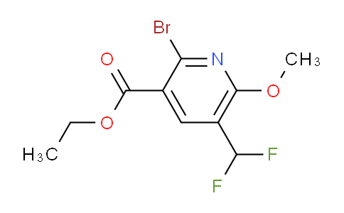 AM122277 | 1804963-59-4 | Ethyl 2-bromo-5-(difluoromethyl)-6-methoxypyridine-3-carboxylate