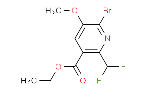 AM122278 | 1805426-42-9 | Ethyl 2-bromo-6-(difluoromethyl)-3-methoxypyridine-5-carboxylate