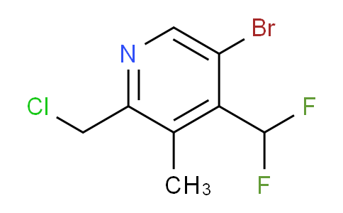 AM122279 | 1806861-10-8 | 5-Bromo-2-(chloromethyl)-4-(difluoromethyl)-3-methylpyridine