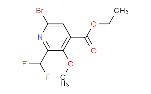 AM122281 | 1804966-20-8 | Ethyl 6-bromo-2-(difluoromethyl)-3-methoxypyridine-4-carboxylate