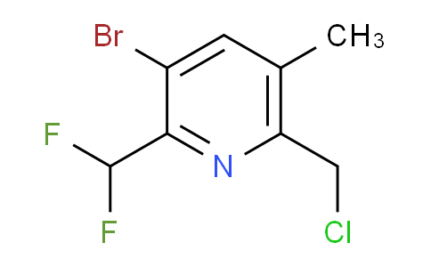 AM122283 | 1804951-58-3 | 3-Bromo-6-(chloromethyl)-2-(difluoromethyl)-5-methylpyridine