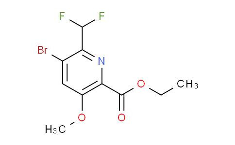 AM122284 | 1805345-26-9 | Ethyl 3-bromo-2-(difluoromethyl)-5-methoxypyridine-6-carboxylate