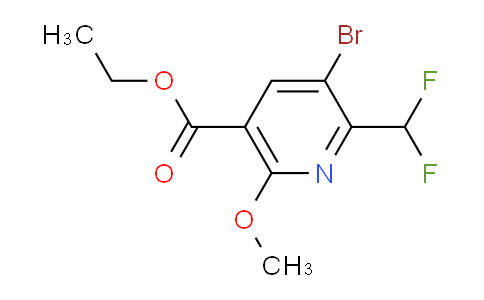 AM122285 | 1805426-80-5 | Ethyl 3-bromo-2-(difluoromethyl)-6-methoxypyridine-5-carboxylate