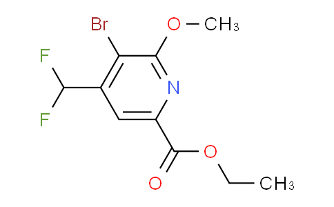 AM122287 | 1806910-85-9 | Ethyl 3-bromo-4-(difluoromethyl)-2-methoxypyridine-6-carboxylate