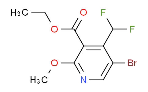 AM122290 | 1804966-33-3 | Ethyl 5-bromo-4-(difluoromethyl)-2-methoxypyridine-3-carboxylate