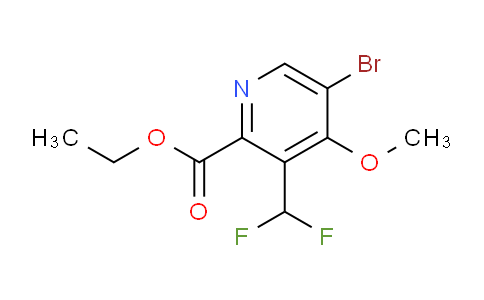 AM122294 | 1806911-22-7 | Ethyl 5-bromo-3-(difluoromethyl)-4-methoxypyridine-2-carboxylate