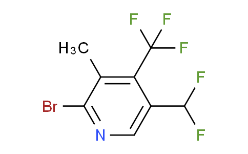AM122295 | 1806913-21-2 | 2-Bromo-5-(difluoromethyl)-3-methyl-4-(trifluoromethyl)pyridine