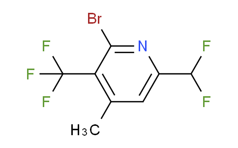AM122304 | 1805934-58-0 | 2-Bromo-6-(difluoromethyl)-4-methyl-3-(trifluoromethyl)pyridine