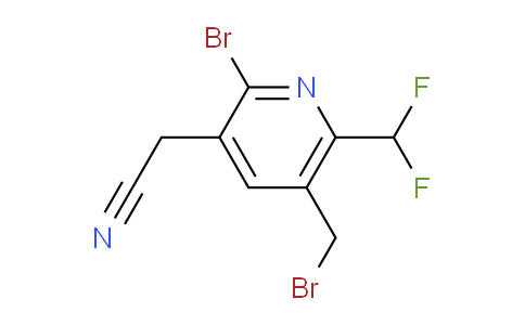 AM122305 | 1806859-62-0 | 2-Bromo-5-(bromomethyl)-6-(difluoromethyl)pyridine-3-acetonitrile