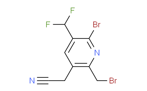 AM122307 | 1805341-47-2 | 2-Bromo-6-(bromomethyl)-3-(difluoromethyl)pyridine-5-acetonitrile