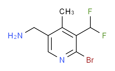 5-(Aminomethyl)-2-bromo-3-(difluoromethyl)-4-methylpyridine