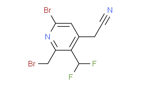 AM122310 | 1805355-68-3 | 6-Bromo-2-(bromomethyl)-3-(difluoromethyl)pyridine-4-acetonitrile