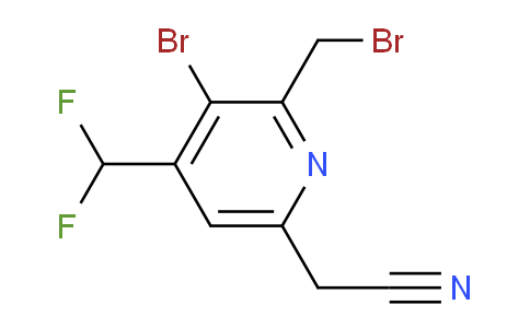 AM122311 | 1805341-61-0 | 3-Bromo-2-(bromomethyl)-4-(difluoromethyl)pyridine-6-acetonitrile