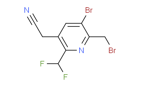 AM122313 | 1805355-74-1 | 3-Bromo-2-(bromomethyl)-6-(difluoromethyl)pyridine-5-acetonitrile